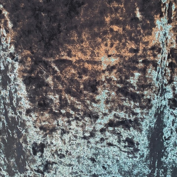 blue crushed velvet tshirt - Picture 4 of 4